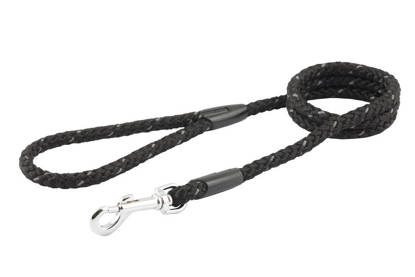 Picture of Ancol Reflective Lead 10mm Rope - Black