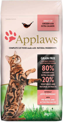 Picture of Applaws Adult Cat Chicken with extra Salmon Dry - 2kg