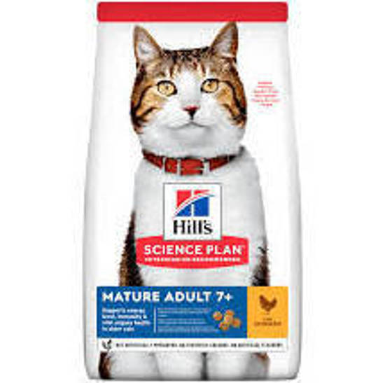 Picture of Hills Feline Mature Cat 7+ Chicken 10kg