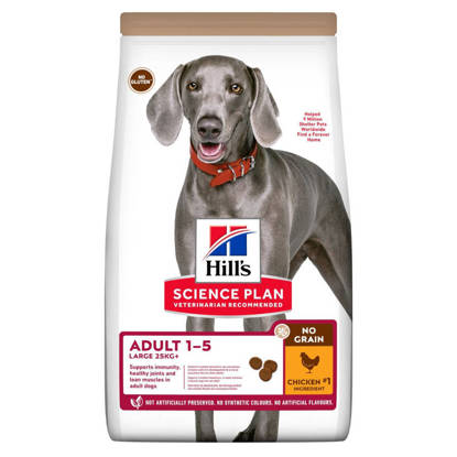 Picture of Hills Science Plan No Grain Large Breed Adult Dog food with Chicken 14kg