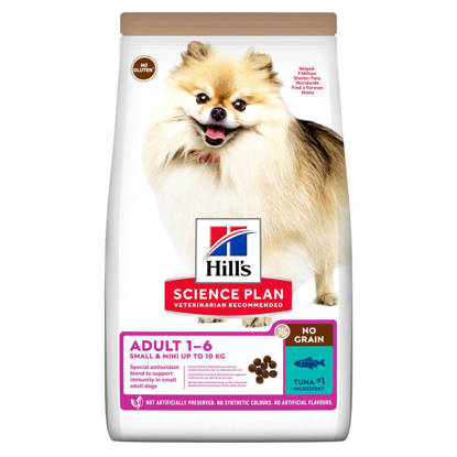 Picture of Hills Science Plan No Grain Small & Mini Adult Dog Food with Tuna 6 x 300g