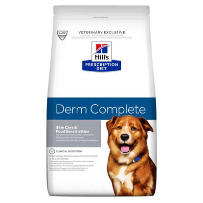 Picture of Hills Prescription Diet Derm Complete Dog Food 2kg