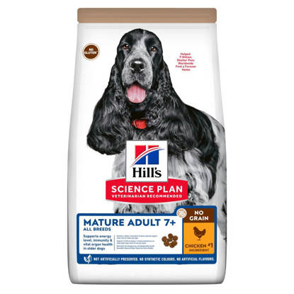 Picture of Hills Science Plan No Grain Mature Adult Dog food with Chicken 2.5kg