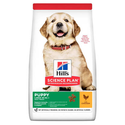 Picture of Hills Science Plan Large Breed Puppy with Chicken 12kg